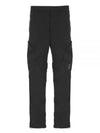 Chrome R Regular Zipper Cargo Straight Pants Black - CP COMPANY - BALAAN 2