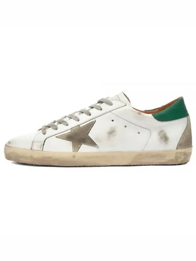 Superstar Low Top Sneakers Green White - GOLDEN GOOSE - BALAAN 2