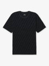 FF Logo Pique Short Sleeve T-Shirt Black - FENDI - BALAAN 2