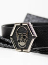 skull buckle leather belt FAAAMVA0705PLE010N - PHILIPP PLEIN - BALAAN 2