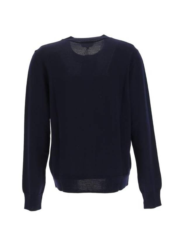 Marine Wool Cardigan Navy - A.P.C. - BALAAN 3