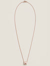 Mini Pop H Pendant Rose Gold Rose Dragee - HERMES - BALAAN 3