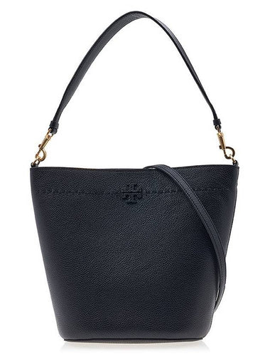 McGraw Logo Bucket Bag Black - TORY BURCH - BALAAN 1