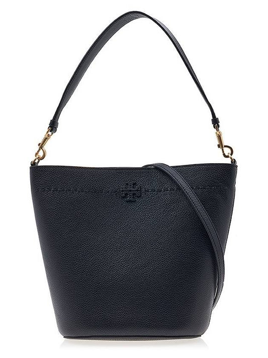 McGraw Logo Bucket Bag Black - TORY BURCH - BALAAN 1