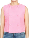 Blazer Sleeveless Pink - AMI - BALAAN 2