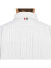 Oxford Armband Stripe Long Sleeve Shirt Grey - THOM BROWNE - BALAAN 10