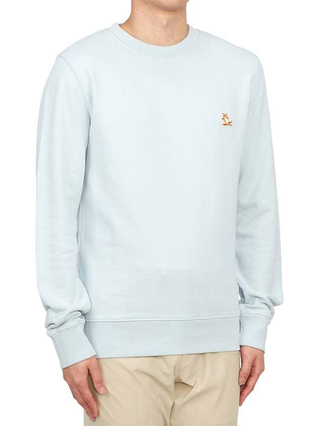 Chillax Patch Regular Sweatshirt Sky Blue - MAISON KITSUNE - BALAAN 4