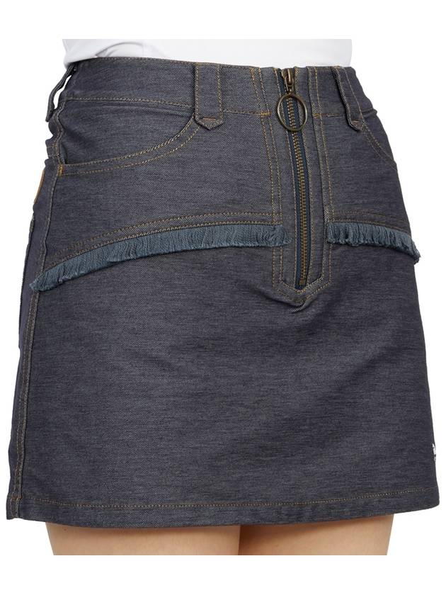 Women's Second Jersey Skirt Navy - HORN GARMENT - BALAAN 10