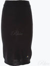 Women's Bea Wool Knit Pencil Skirt Black - VIVIENNE WESTWOOD - BALAAN 2