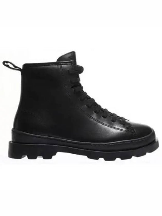 Brutus Medium Lace-up Worker Boots Black - CAMPER - BALAAN 2