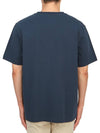 Handwriting Comfort Short Sleeve T-Shirt Ink Blue - MAISON KITSUNE - BALAAN 4