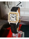 Panda top of the line 2 full diamond leather watch - CARTIER - BALAAN 1