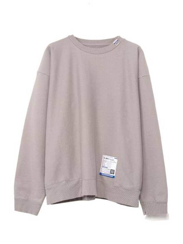 Logo Patch Sweatshirt Light Grey - MAISON MIHARA YASUHIRO - BALAAN 2