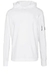 Lens Wappen Cotton Hoodie White - CP COMPANY - BALAAN 3