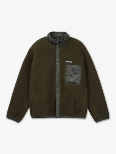 Iwan Fleece Wool Jacket Verde - A.P.C. - BALAAN 2