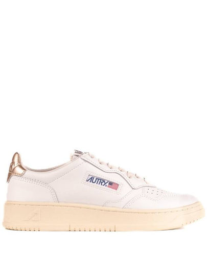 Medalist Goatskin Low Top Sneakers Gold White - AUTRY - BALAAN 2