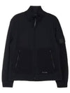 Men's Logo Patch Pocket Zip-Up Jacket Black - CP COMPANY - BALAAN 2