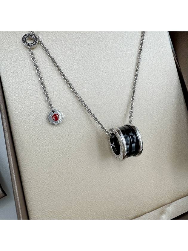 Save The Children Necklace Black Sterling Silver - BVLGARI - BALAAN 4