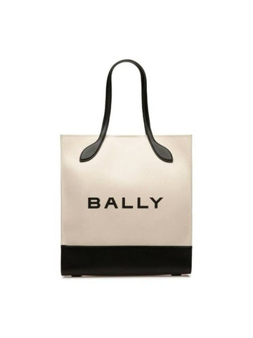 Bar Keep On NS Logo Tote Bag White - BALLY - BALAAN 1