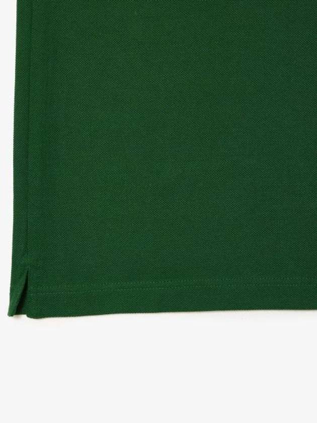 Slim Fit Short Sleeve Polo Shirt Dark Green - LACOSTE - BALAAN 4