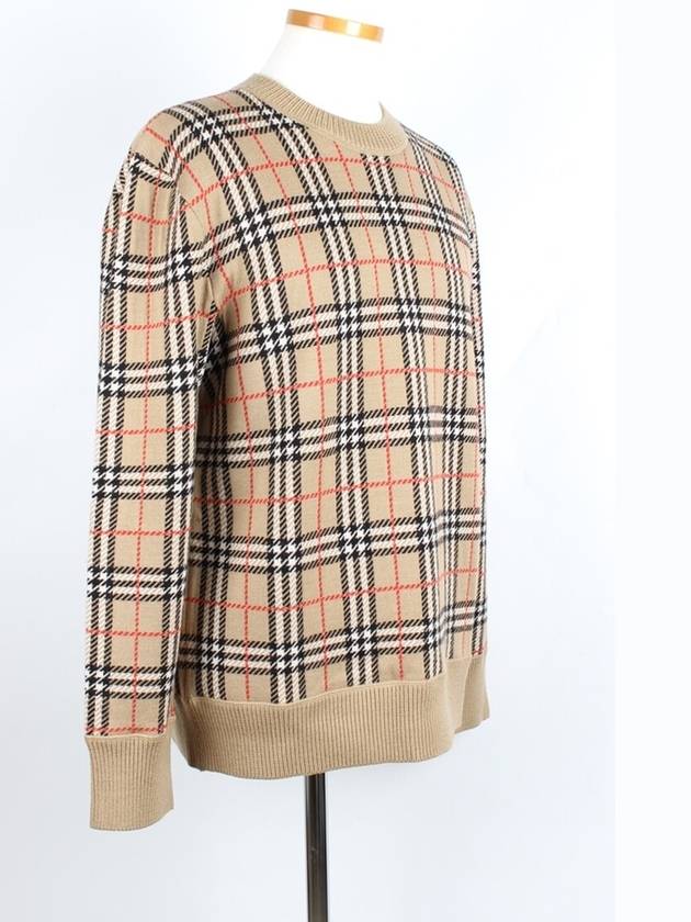 Check wool knit M - BURBERRY - BALAAN 6