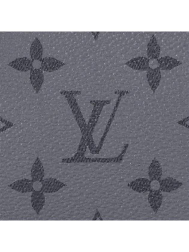 Monogram Eclipse Reverse Slender Half Wallet Grey - LOUIS VUITTON - BALAAN 5