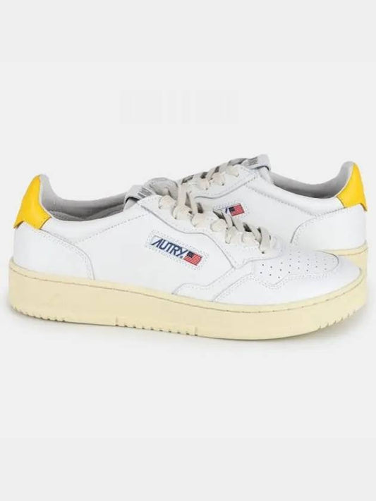 Men's Medalist Leather Low Top Sneakers White - AUTRY - BALAAN 2