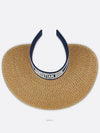 Riviera D Ocean Micha Scarf Visor Navy - DIOR - BALAAN 6