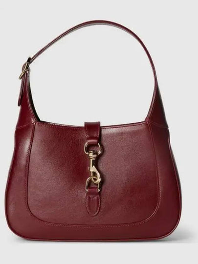 Jackie Small Leather Shoulder Bag Bordeaux - GUCCI - BALAAN 2