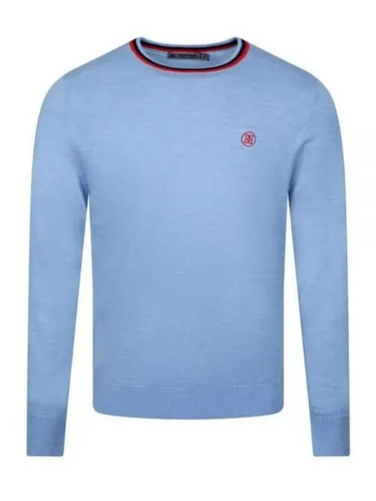 Crew Neck Merino Wool Sweater Sky - G/FORE - BALAAN 2