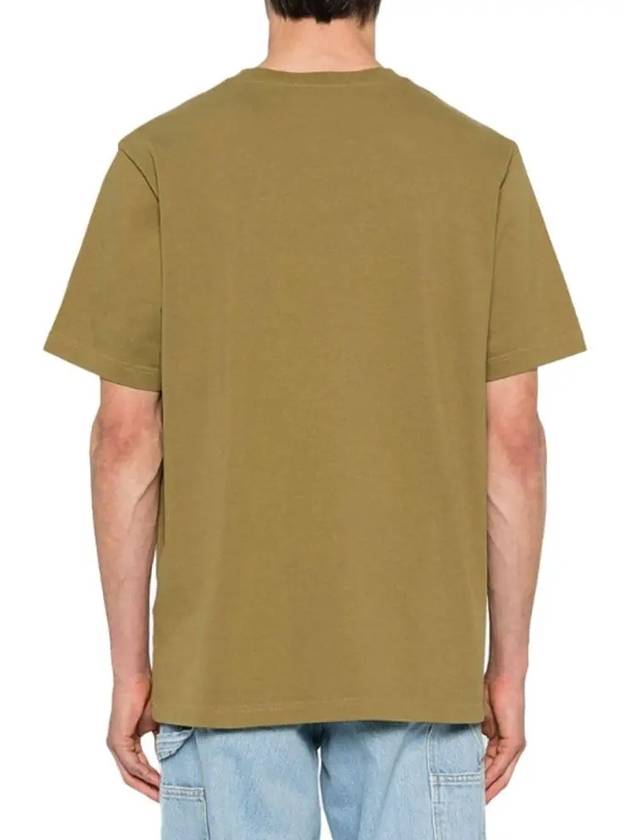 Bold Fox Head Patch Comfort Short Sleeve T-Shirt Khaki Green - MAISON KITSUNE - BALAAN 4