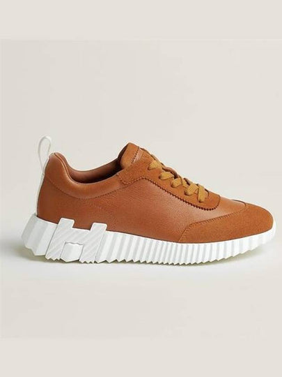 Bouncing Low Top Sneakers Brown - HERMES - BALAAN 2