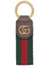 Ophidia Keychain Green And Red Web Stripe - GUCCI - BALAAN 2