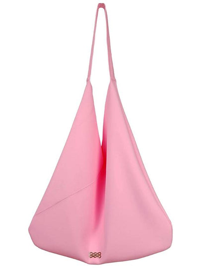 V shoulder bag neon baby pink - SUIN - BALAAN 2