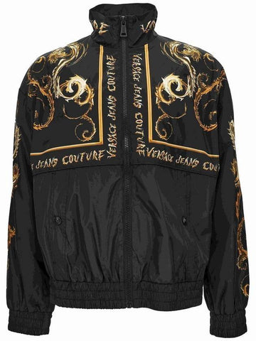 Chromo Couture Windbreaker Black - VERSACE - BALAAN 1