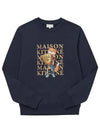 Fox Champion Regular Sweatshirt Navy - MAISON KITSUNE - BALAAN 2