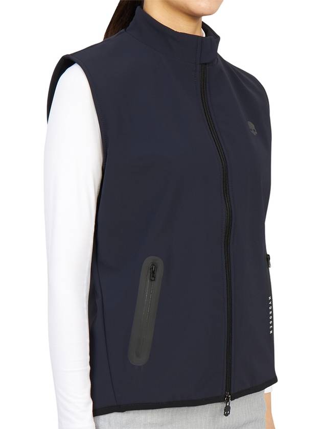 Women's Brushed Vest Navy - HYDROGEN - BALAAN 5