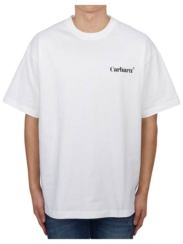 Fold Duck Short Sleeve T-Shirt White - CARHARTT WIP - BALAAN 2