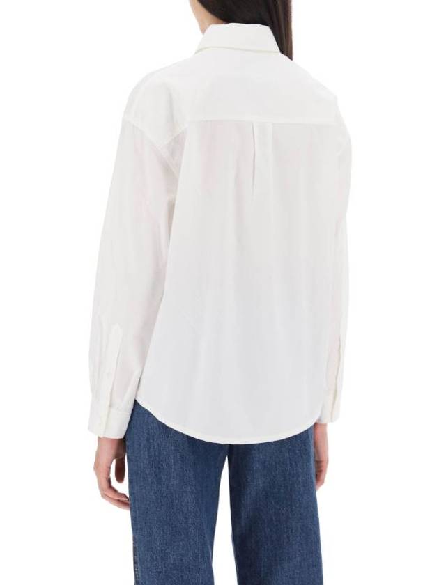 Boyfriend Long Sleeve Shirt White - A.P.C. - BALAAN 4