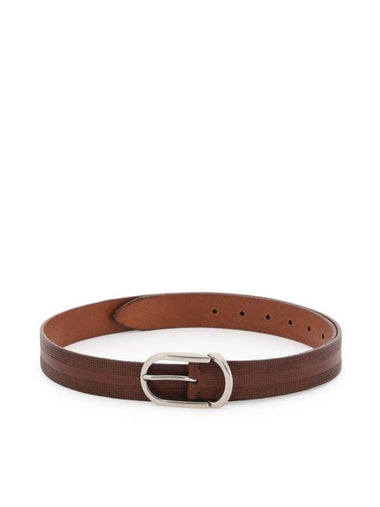 Leather Belt Brown - BRUNELLO CUCINELLI - BALAAN 1