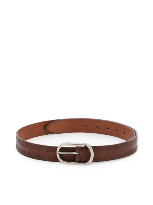 Leather Belt Brown - BRUNELLO CUCINELLI - BALAAN 1