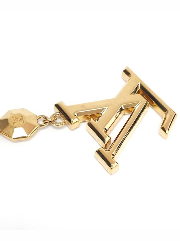 M65216 Gold LV Initial Facet Key Holder - LOUIS VUITTON - BALAAN 5