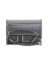 1DR Metallic Card Wallet Silver - DIESEL - BALAAN 2