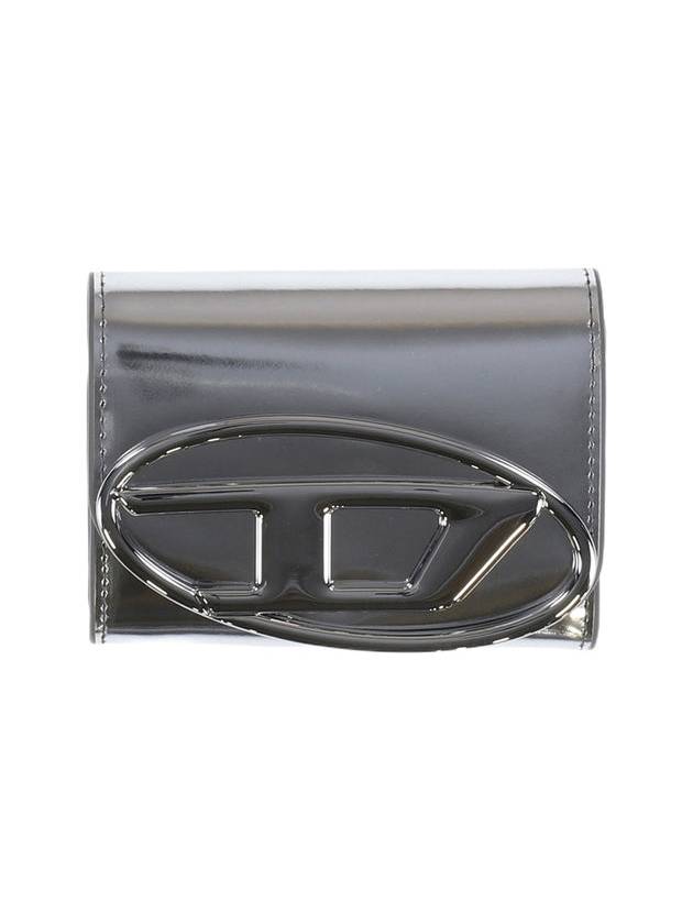 1DR Metallic Card Wallet Silver - DIESEL - BALAAN 2