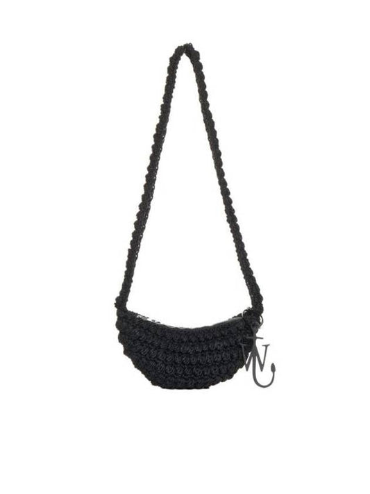 Popcorn Sling Cross Bag Black - JW ANDERSON - BALAAN 1