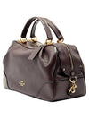 Burgundy Pebble Leather Satchel Tote Bag 69621 GDOXB - COACH - BALAAN 3