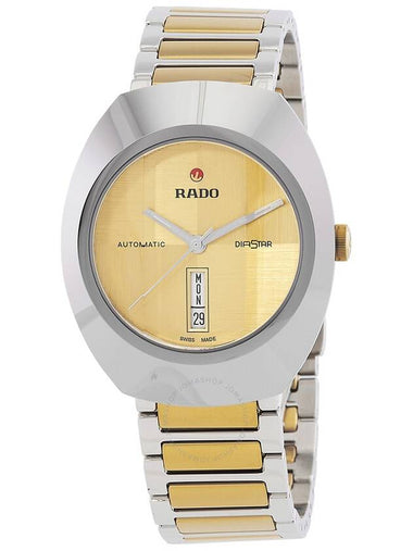 Rado DiaStar Original Automatic Gold Dial Men's Watch R12160253 - RADO - BALAAN 1