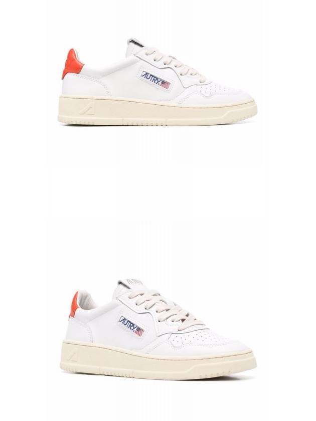 Medalist Orange Tab Low Top Sneakers White - AUTRY - BALAAN 5