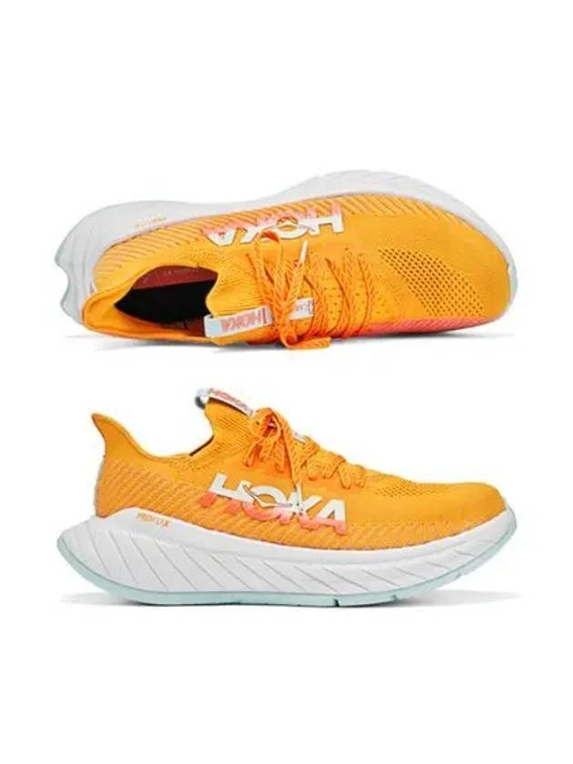 Carbon X 3 Low Top Sneakers Bright Orange - HOKA ONE ONE - BALAAN 2