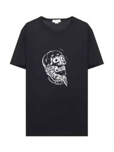 Skull Logo T Shirt Men s Short Sleeve Tee - ALEXANDER MCQUEEN - BALAAN 1